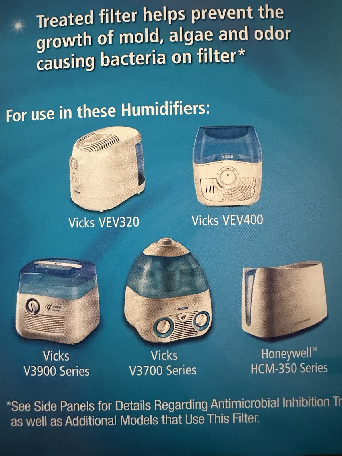 Protec Extended Life Humidifier Filter, model PWF2