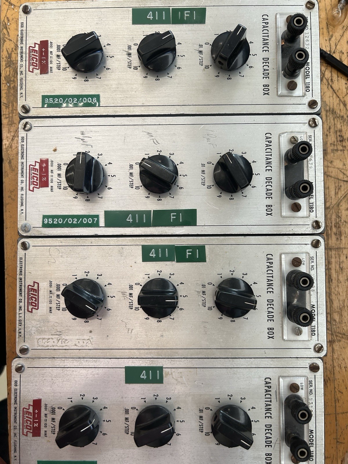 Capacitor Decade Box Model 1180 Tested And Working