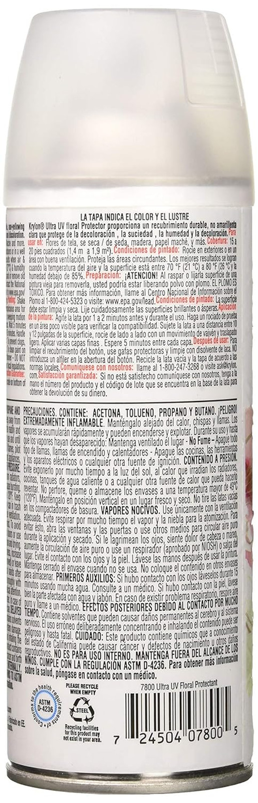 11.75 Oz Uv Floral Protectant Spray, Multicolor