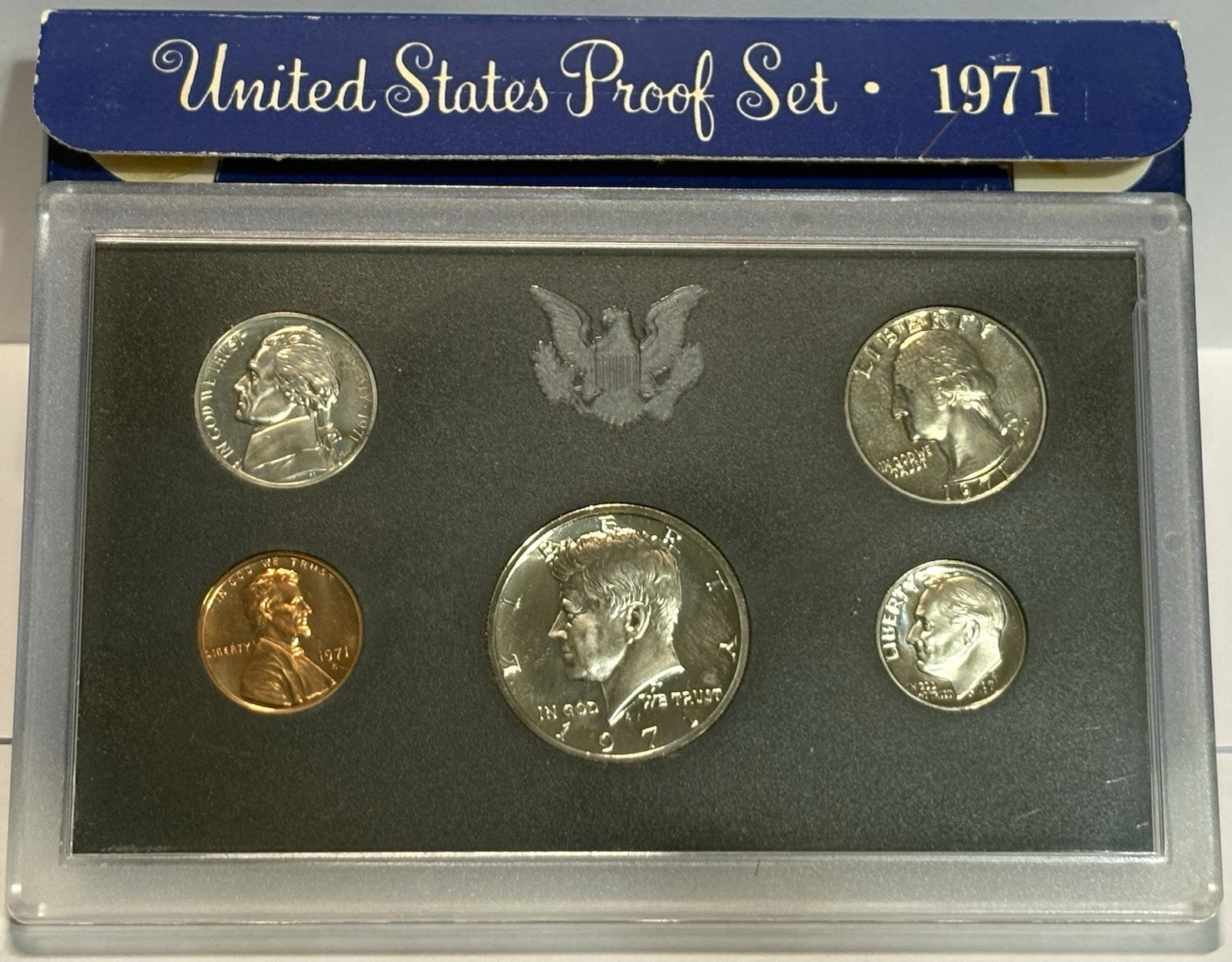 1971 Clad Proof Set U.S. Mint, Original Government Packaging! 🔥