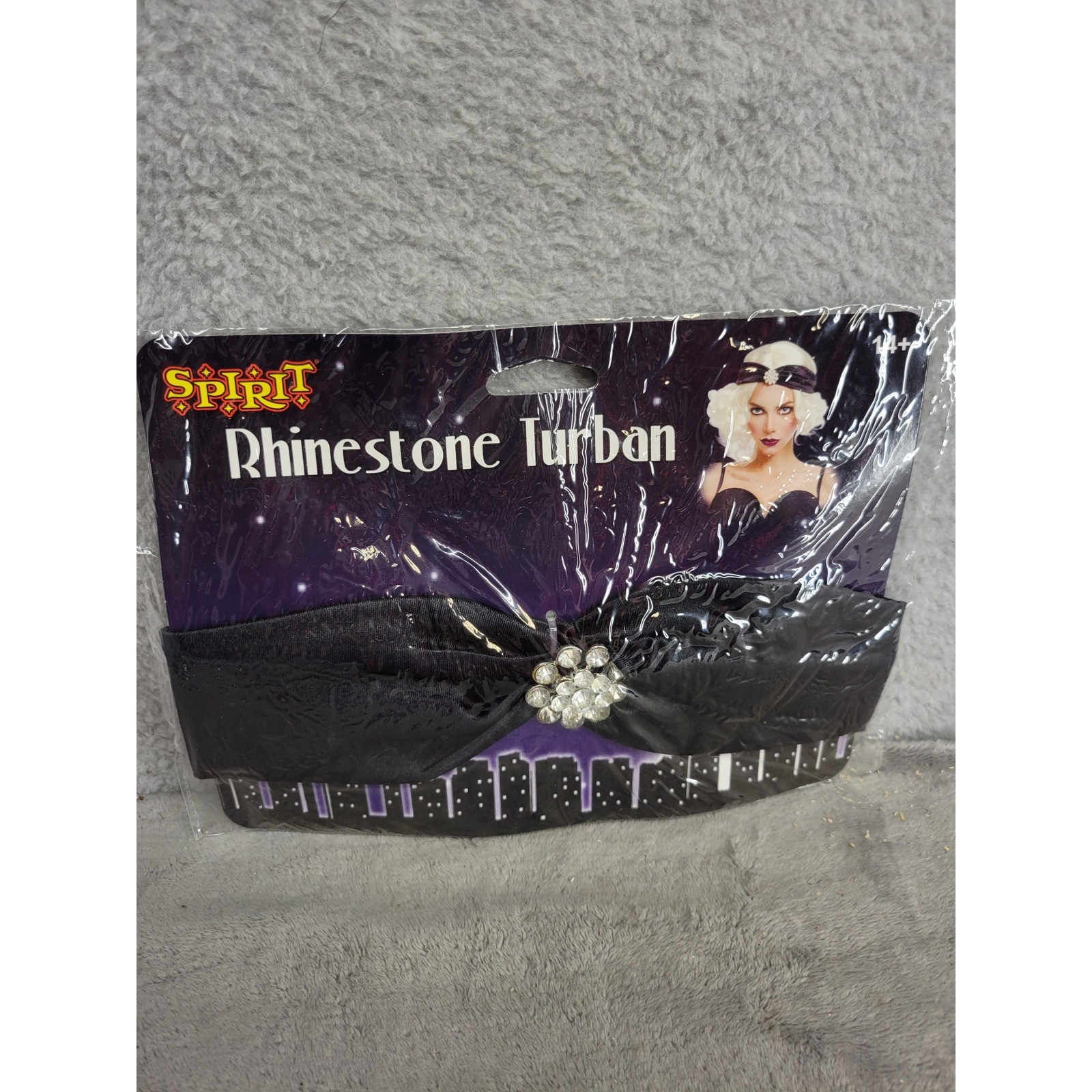 Spirit Halloween Rhinestone Turban Headband Costume Witch Cosplay Accessory