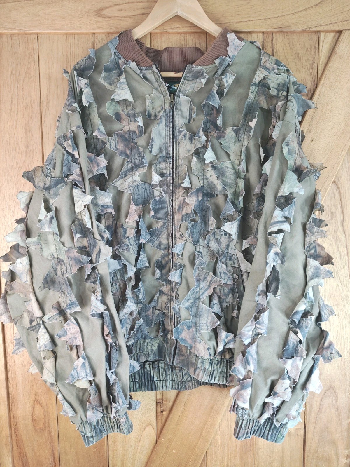 Cabela's Leafy 3D Camo Hunting Jacket -Made in USA XXXL COAT 3XL