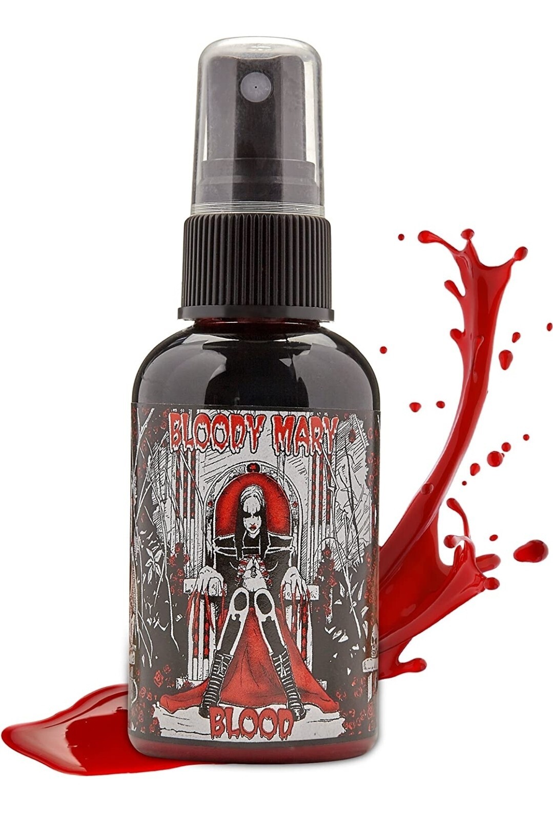 Fake Blood Makeup Spray - For Theater and Costume or Halloween Zombie,...