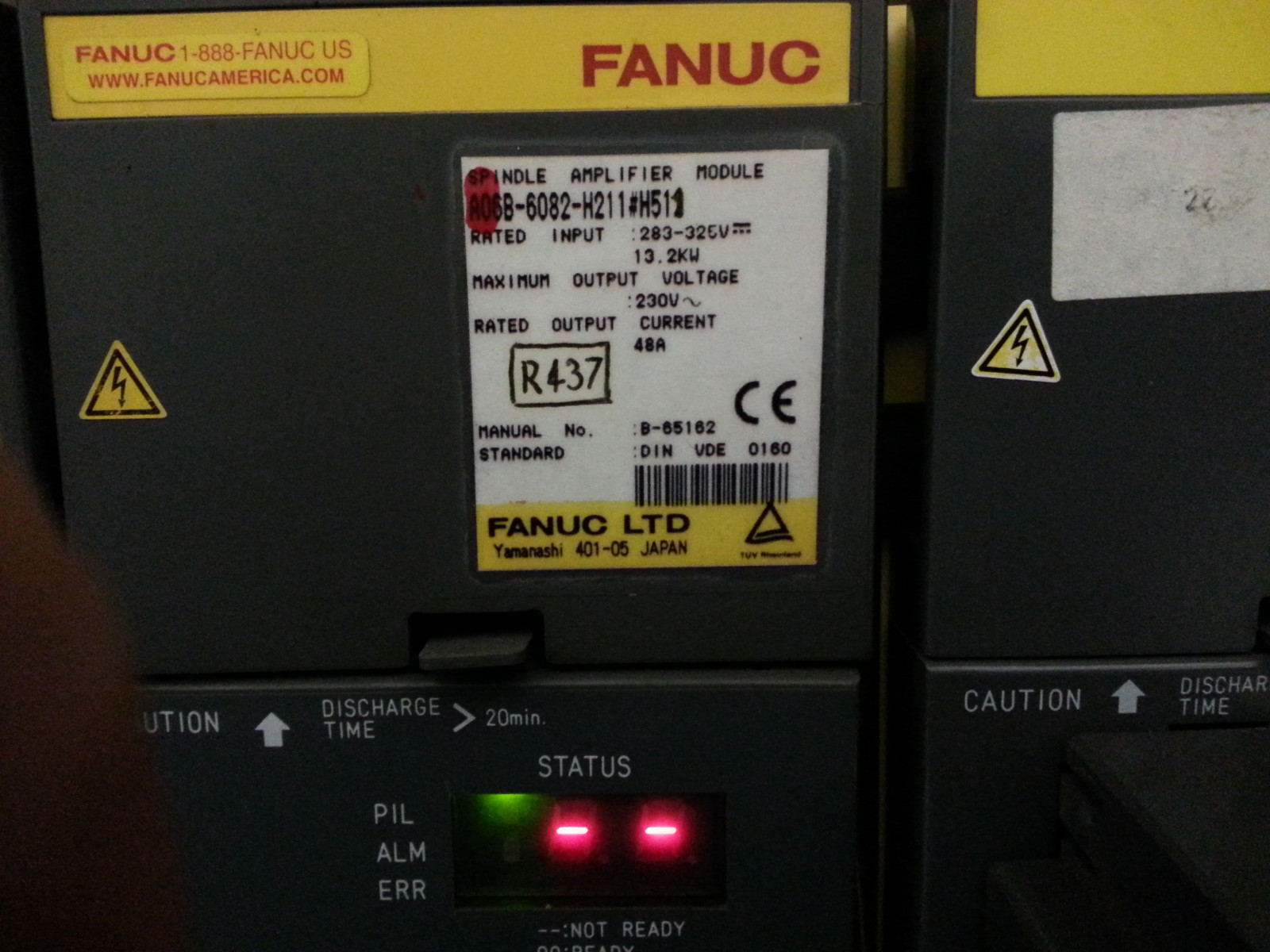 FANUC SPINDLE AMP A068-6082-H211 #51