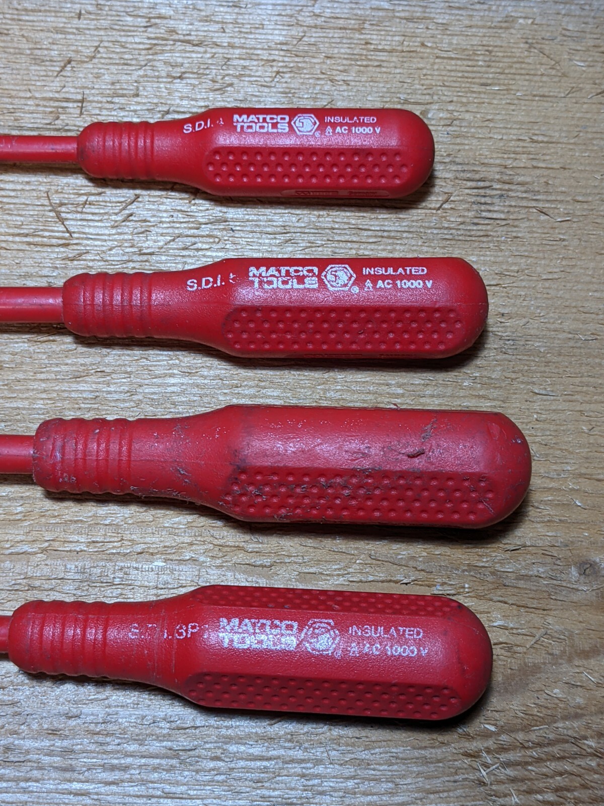 4pc MATCO Witte Electrician Insolated Screwdriver Set 1000v