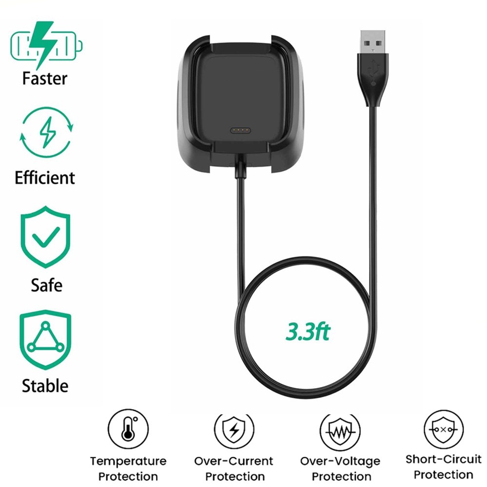 NEW Fitbit Versa 2 & Versa 2 SE USB Charging Dock Station Cable Charger