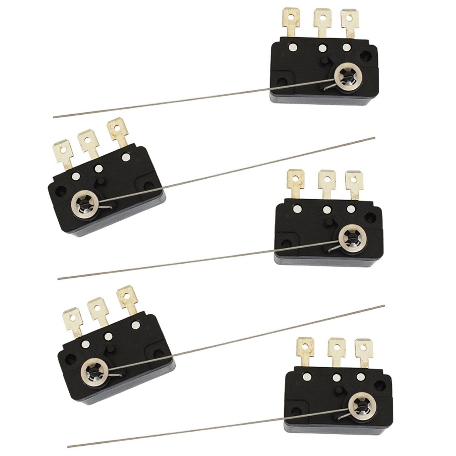 5Pack 4.8mm Long Hinge Microswitch Arcade Change-Coin Acceptor Micro Switch B