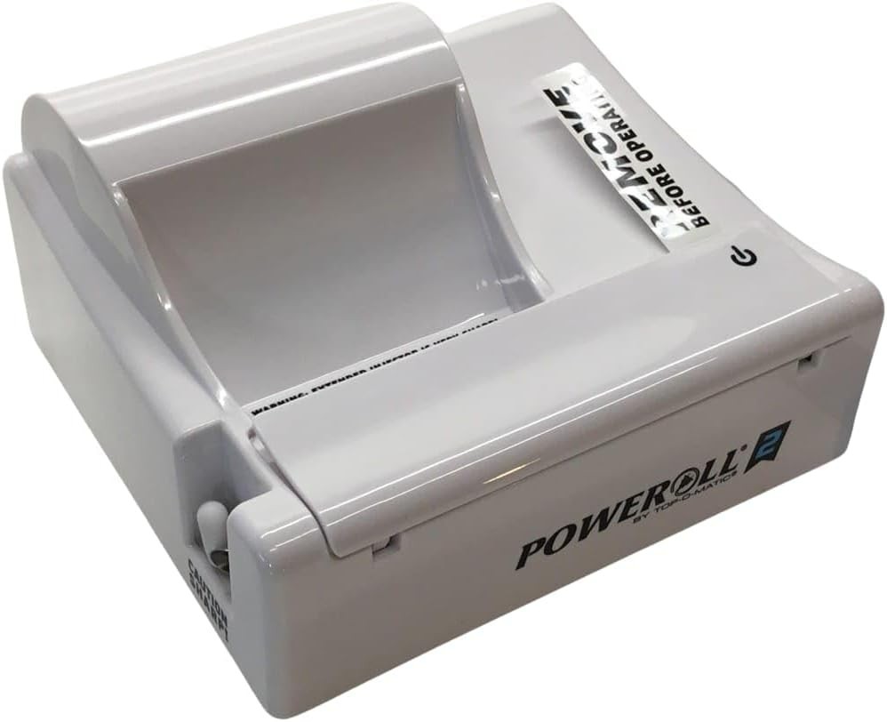 Compact Poweroll 2 Electric Cigarette Maker - 100mm, Keep Your Cigarettes Clean