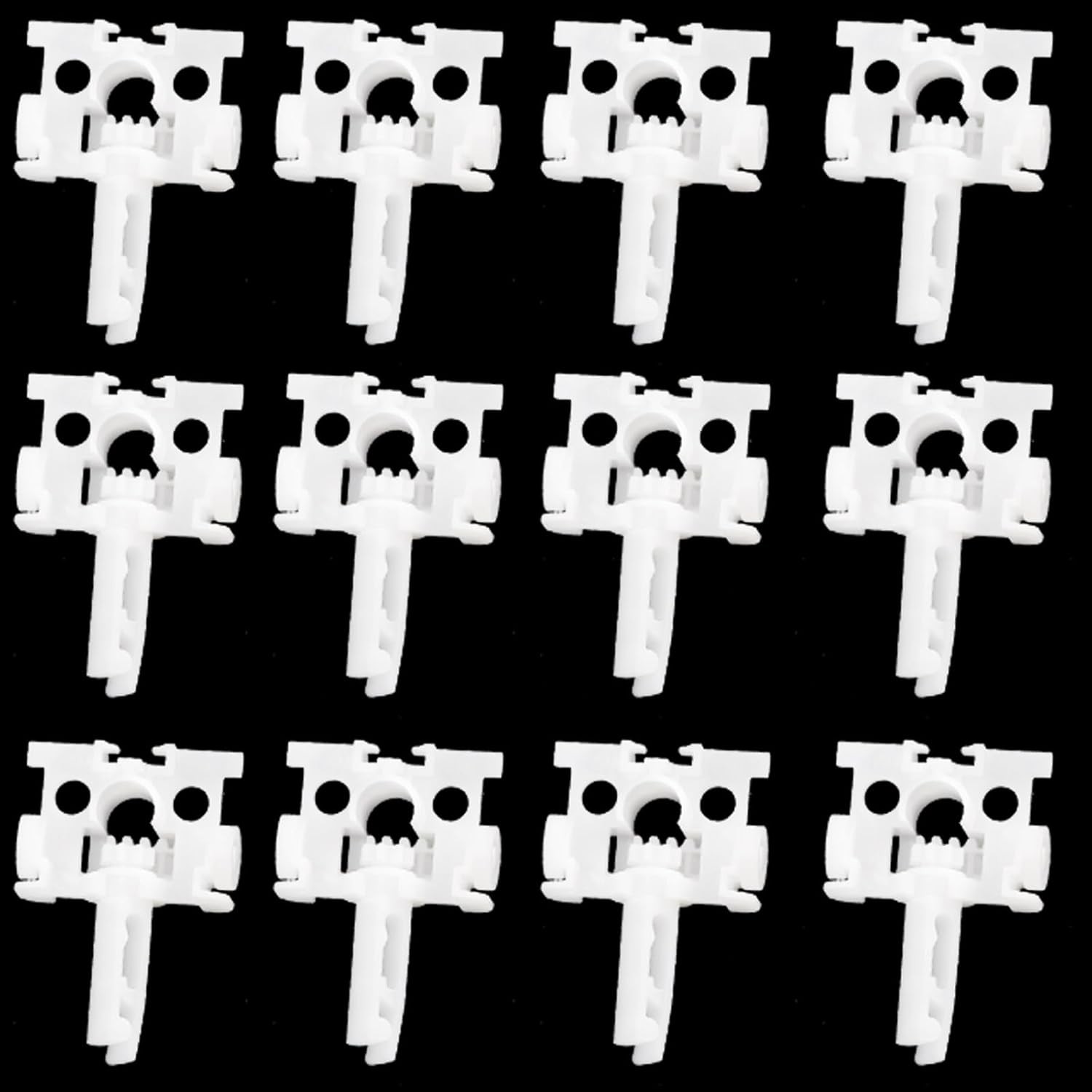 12 PCS Vertical Blinds Repair Kit Carrier with Stem, Vertical Blind Repair