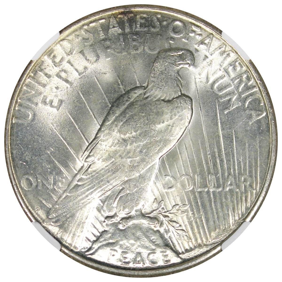 1922-S Peace Dollar NGC MS62 Better Date $1 Uncirculated