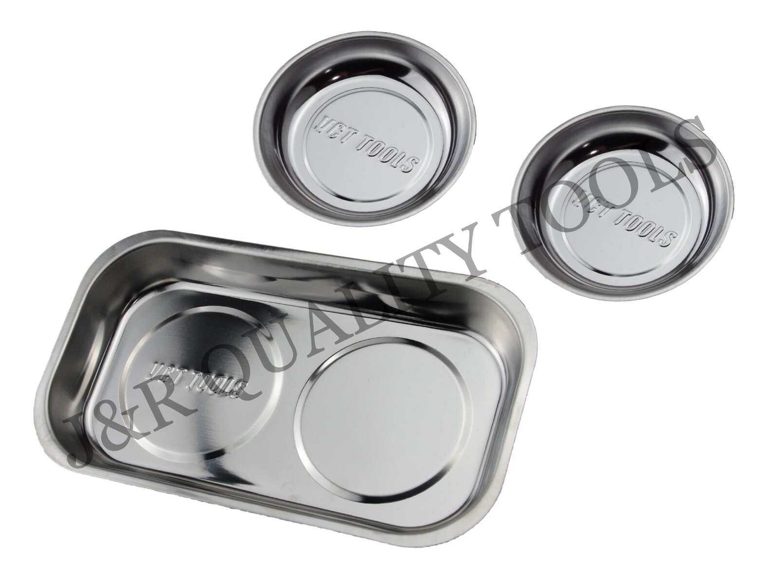 3pc Magnetic Tray Holder Stainless Steel for Socket Screw Nuts Bolts Metal Parts