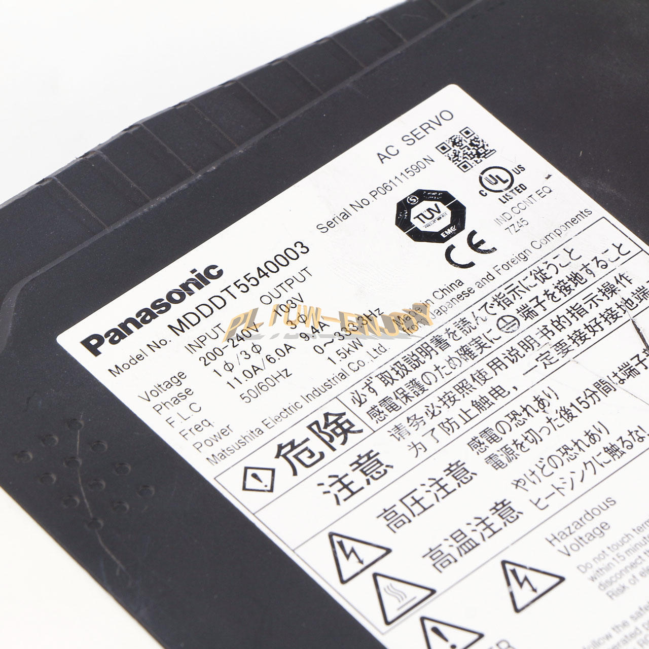 1PCS Used Panasonic AC Servo Driver MDDDT5540003 Tested