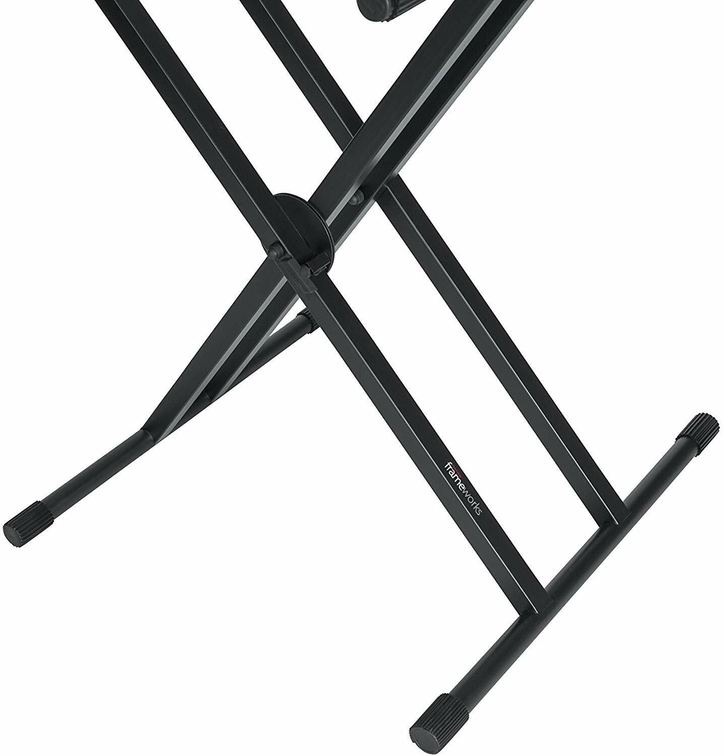 Gator GFW-KEY-5100X Frameworks Heavy Duty 2Tier X-Braced Keyboard Stand 0 Ship