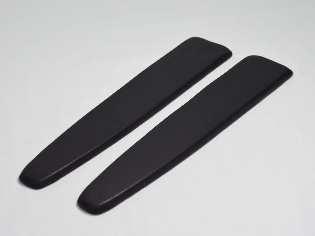 Set of 2! BMW Z4 Leather Door Armrests! Z4 Roadster Coupe! Black Leather! Pair!