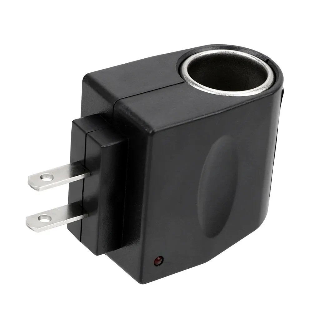 1PC AC 220V to DC 12V Car Cigarette Lighter Socket Power Adapter EU US