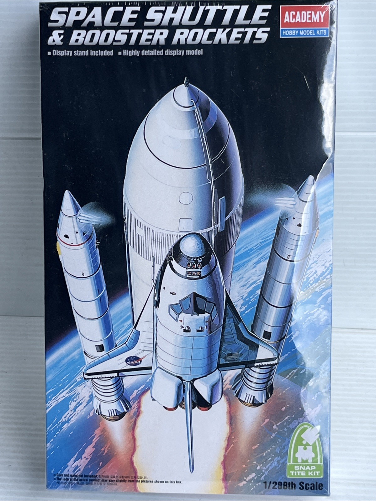 Academy 12707 Space Shuttle With Booster 1/288 Scale Plastic Model Kit