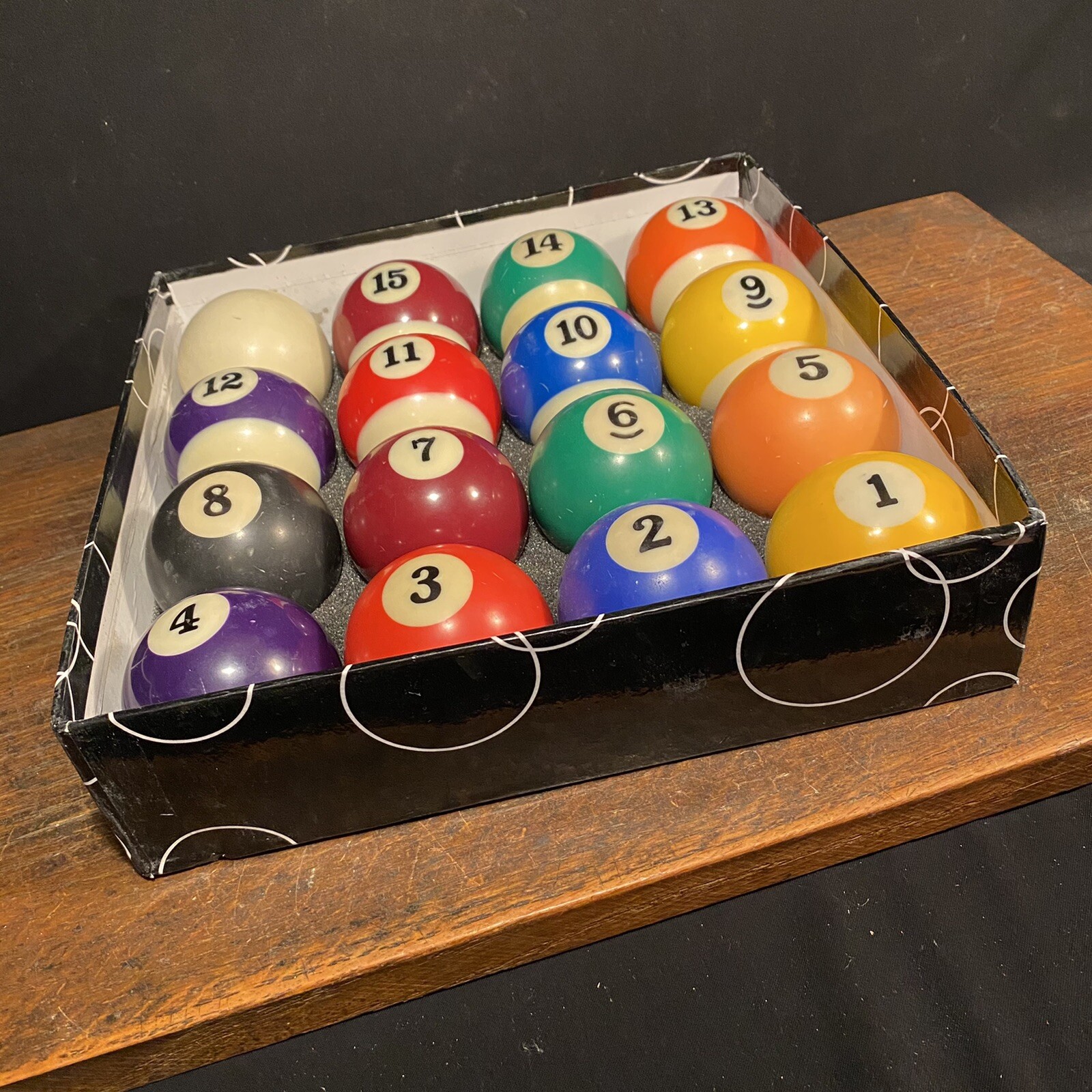 Vintage Pool Billiard Balls 2 1/4 Aramith Belgium PRIORITY MAIL c