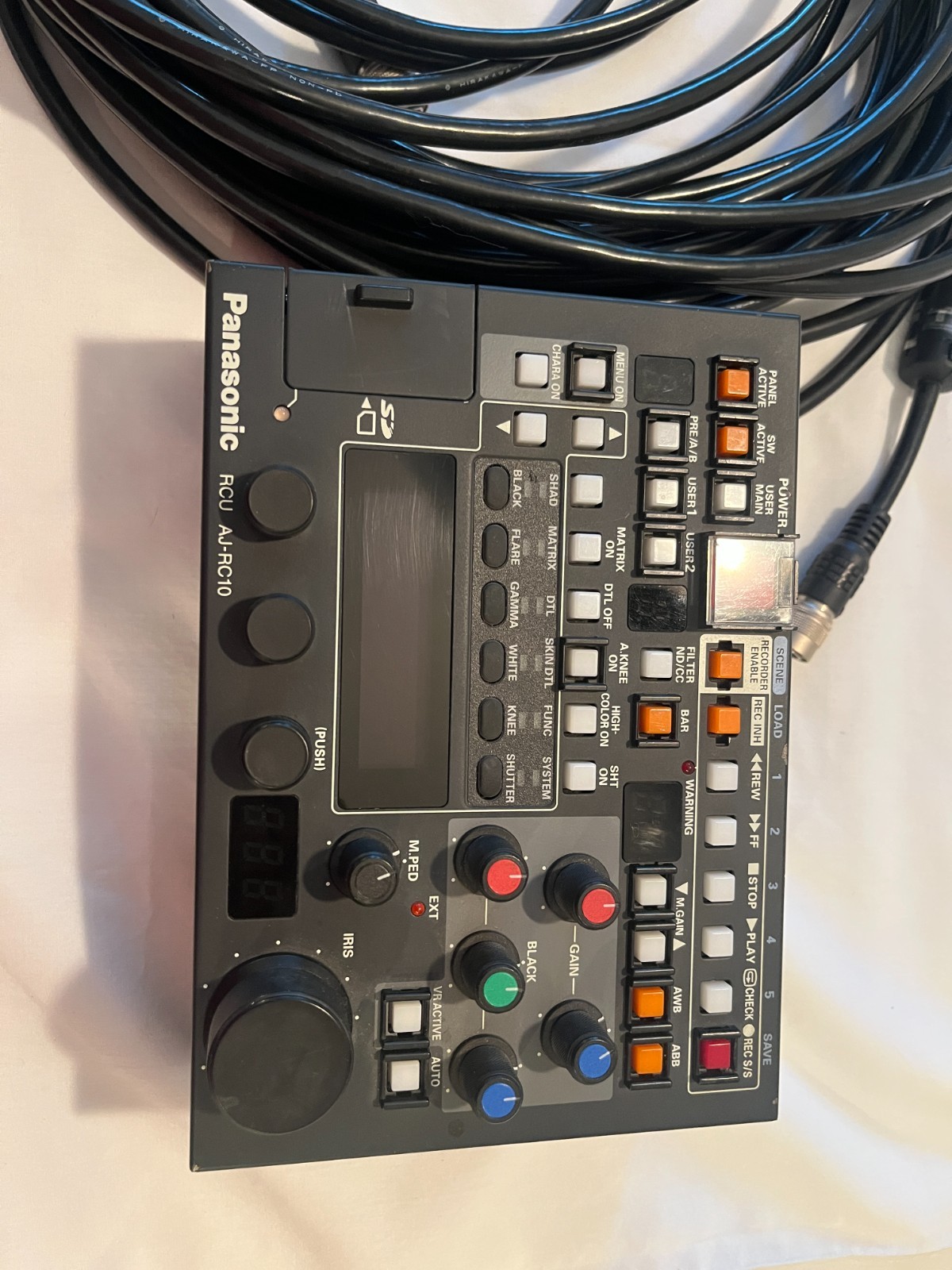 Panasonic AJ-RC10G Remote Control With Cable 30 ft
