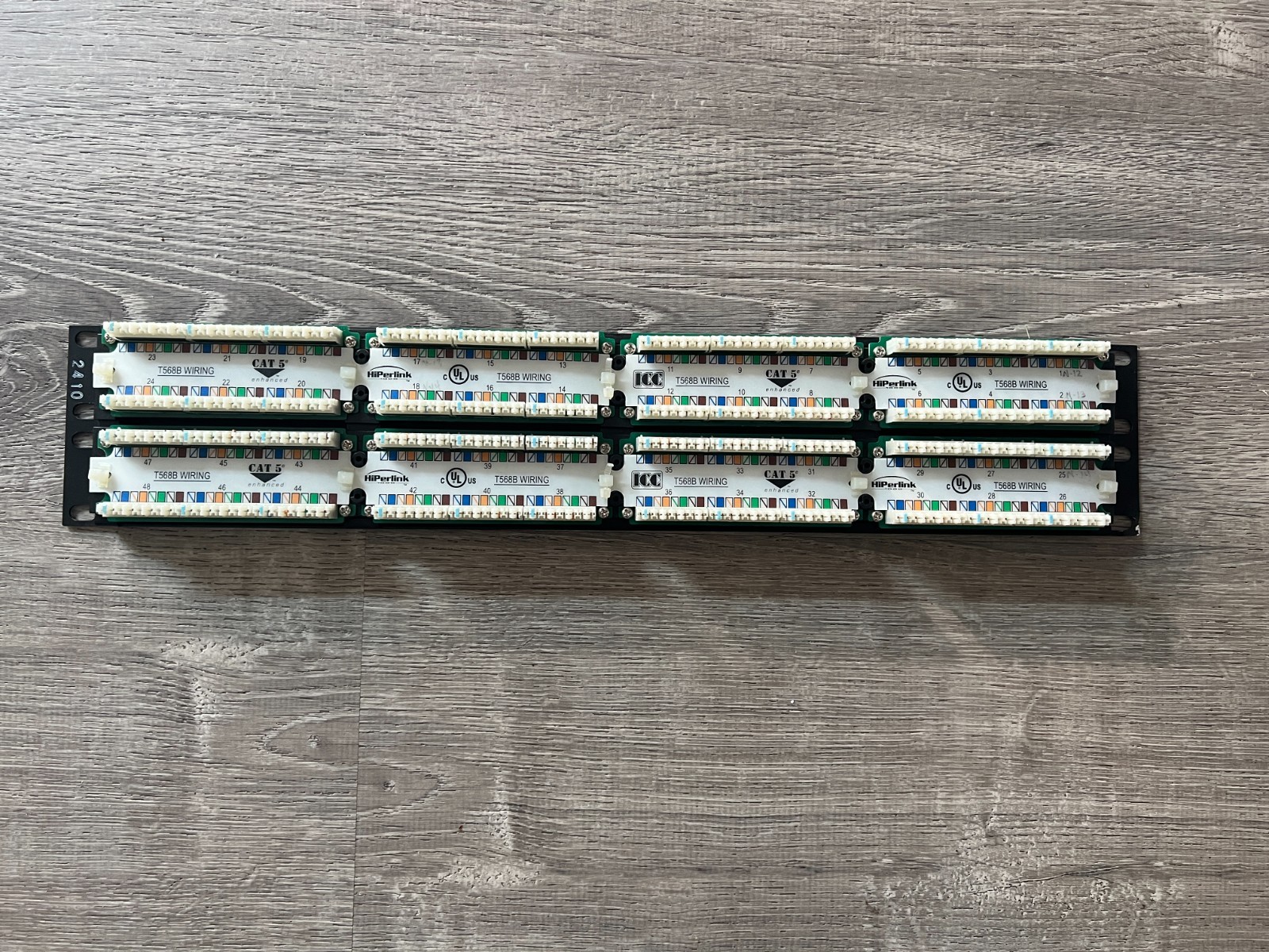 ICC T568B Cat5e Patch Panel 48port