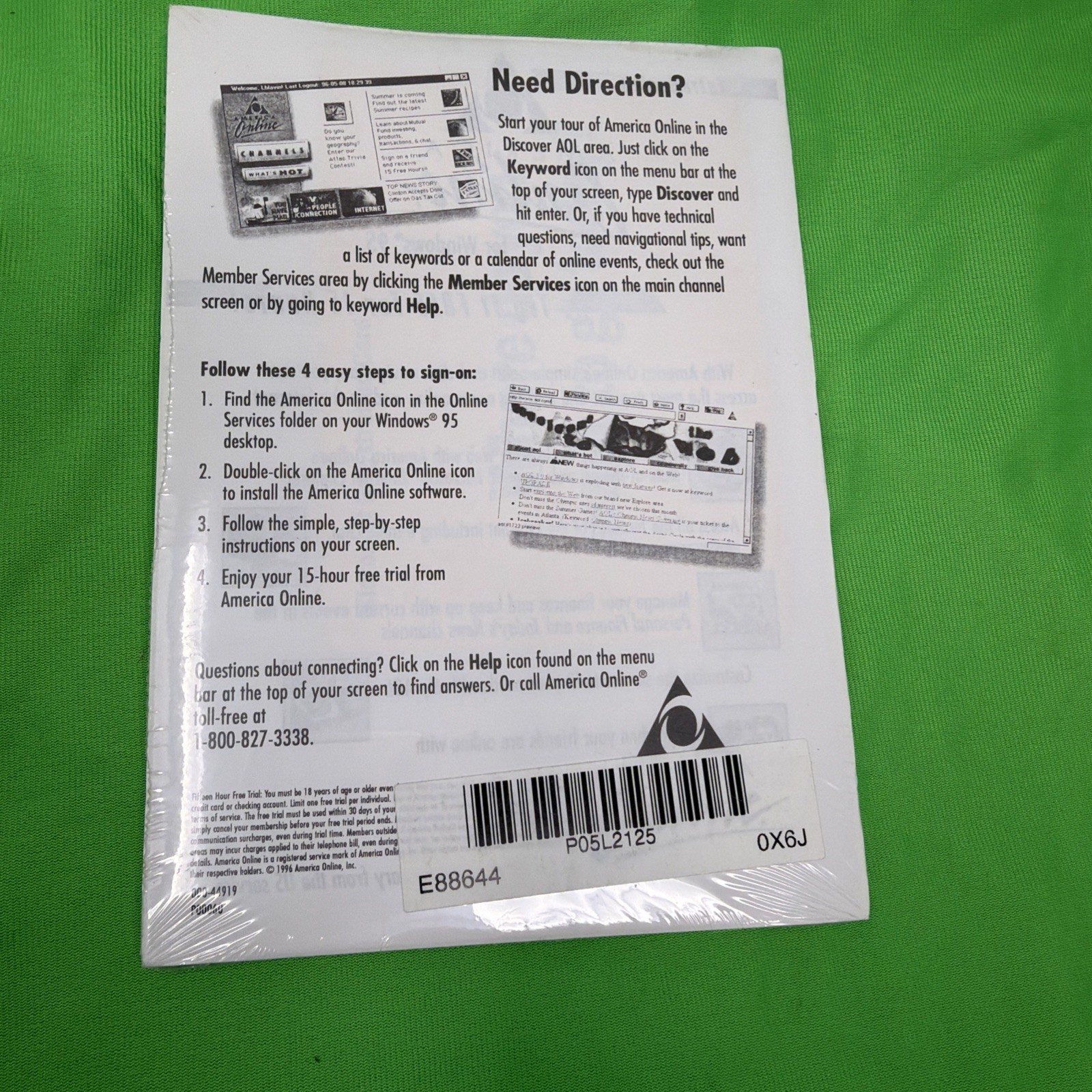 Microsoft Windows 95 Certificate of Authenticity Sealed In Original Packaging