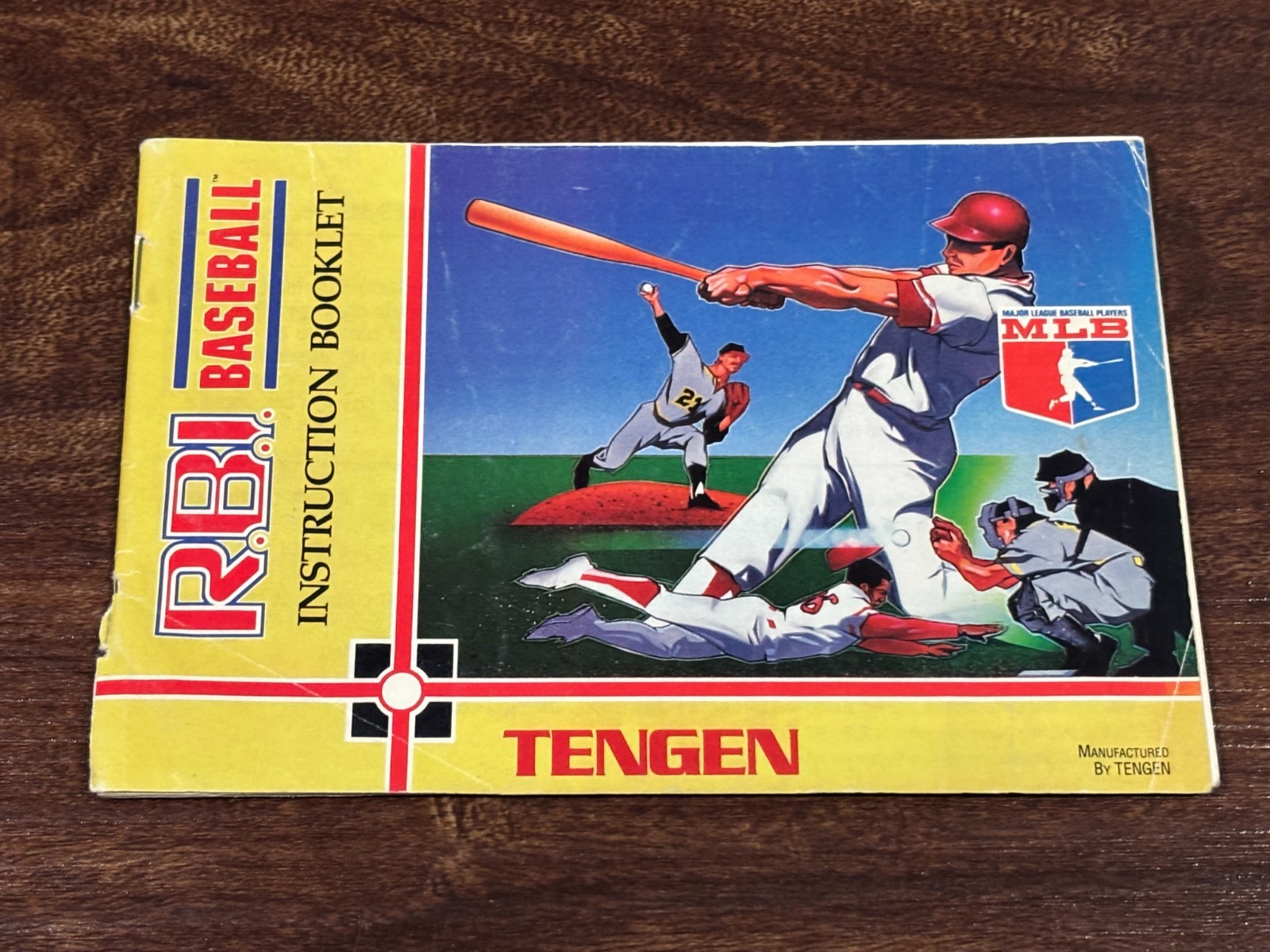 RBI Baseball Tengen R.B.I. Nintendo NES Instruction Manual Only