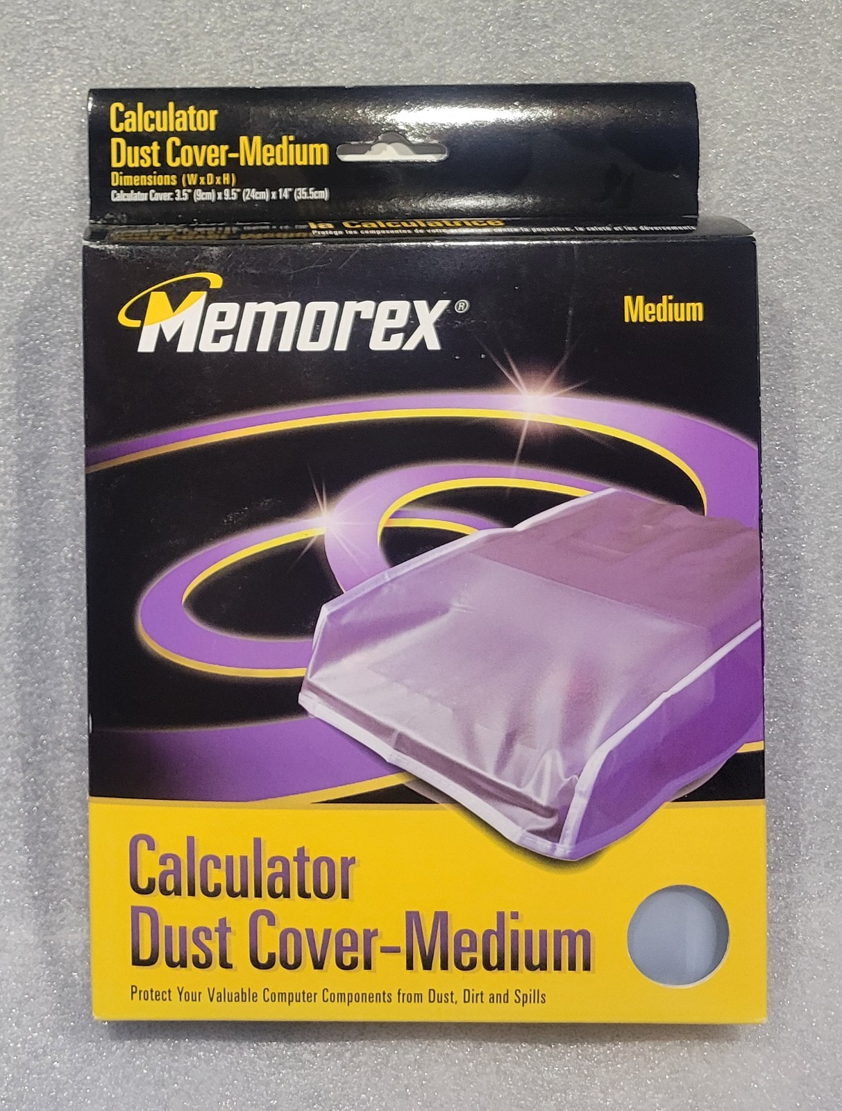 Vintage Memorex Calculator Dust Cover (Medium) Durable Anti-Static Vinyl NEW