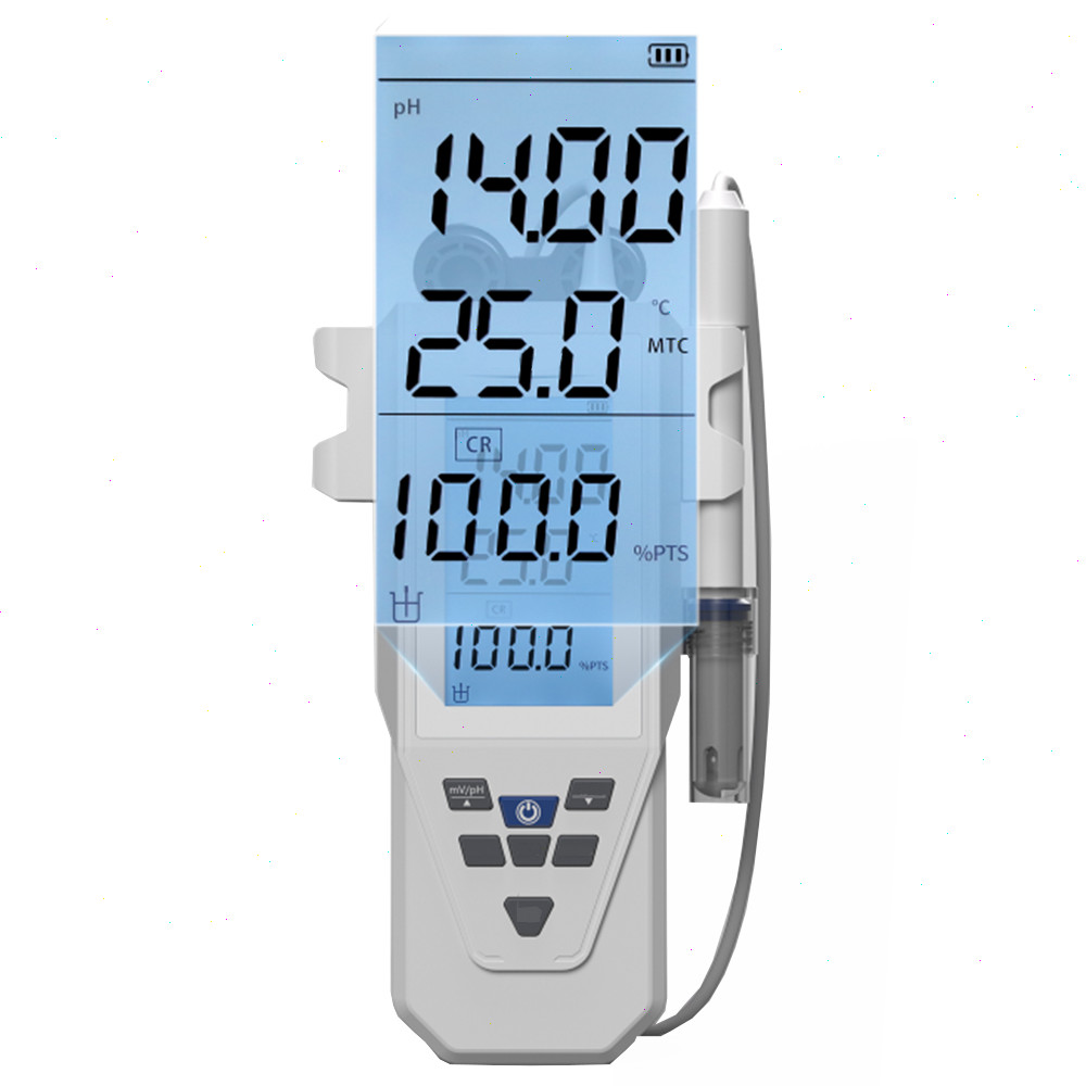 Portable Conductivity Meter with Conductivity Solution 200 Groups Data Storage