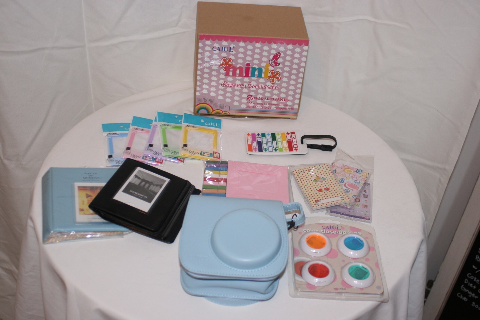 Caiul Mini Light Blue Camera Case Accessories Fuji Film Mini 8 NIB