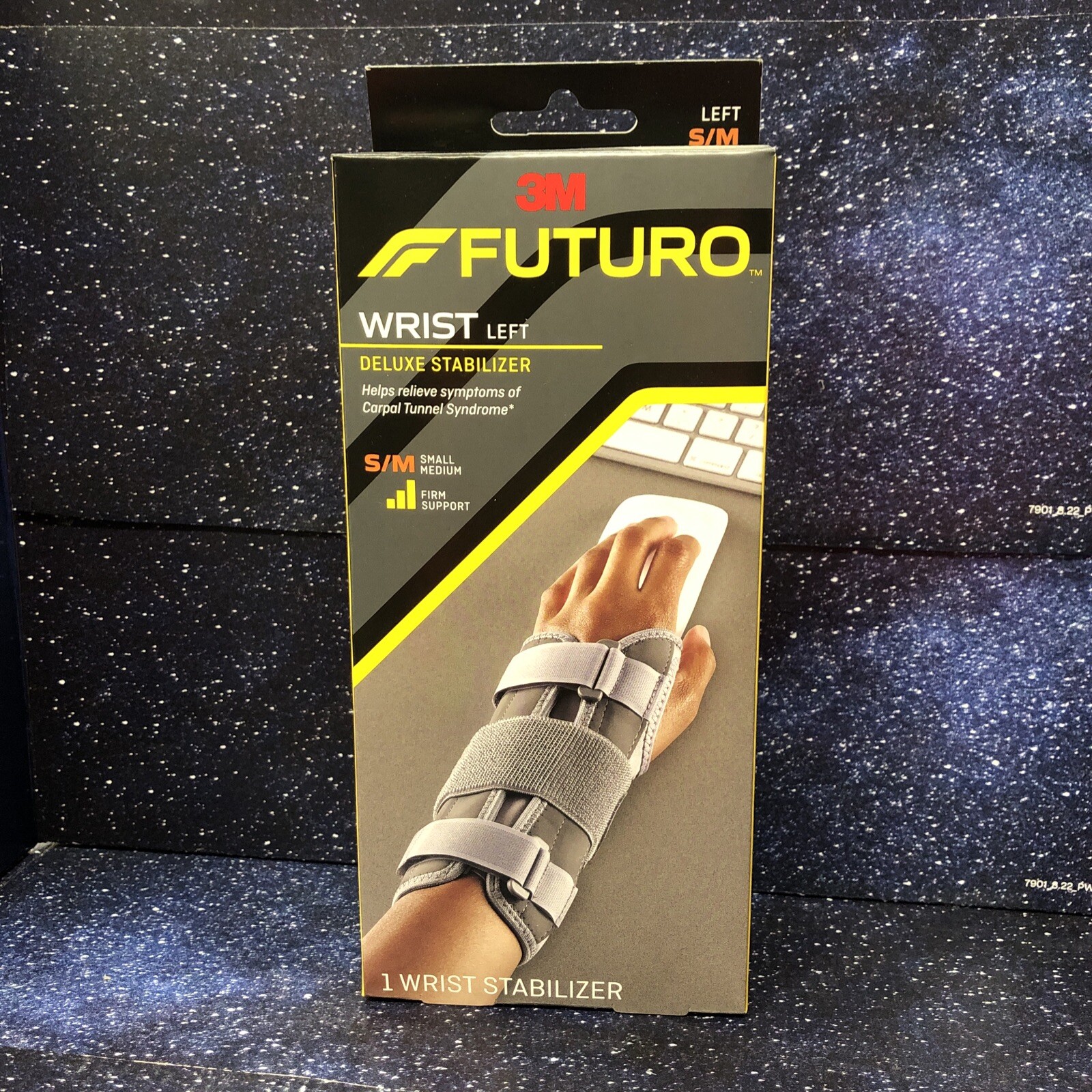 Futuro Deluxe Wrist Stabilizer, Left Hand Small/Medium