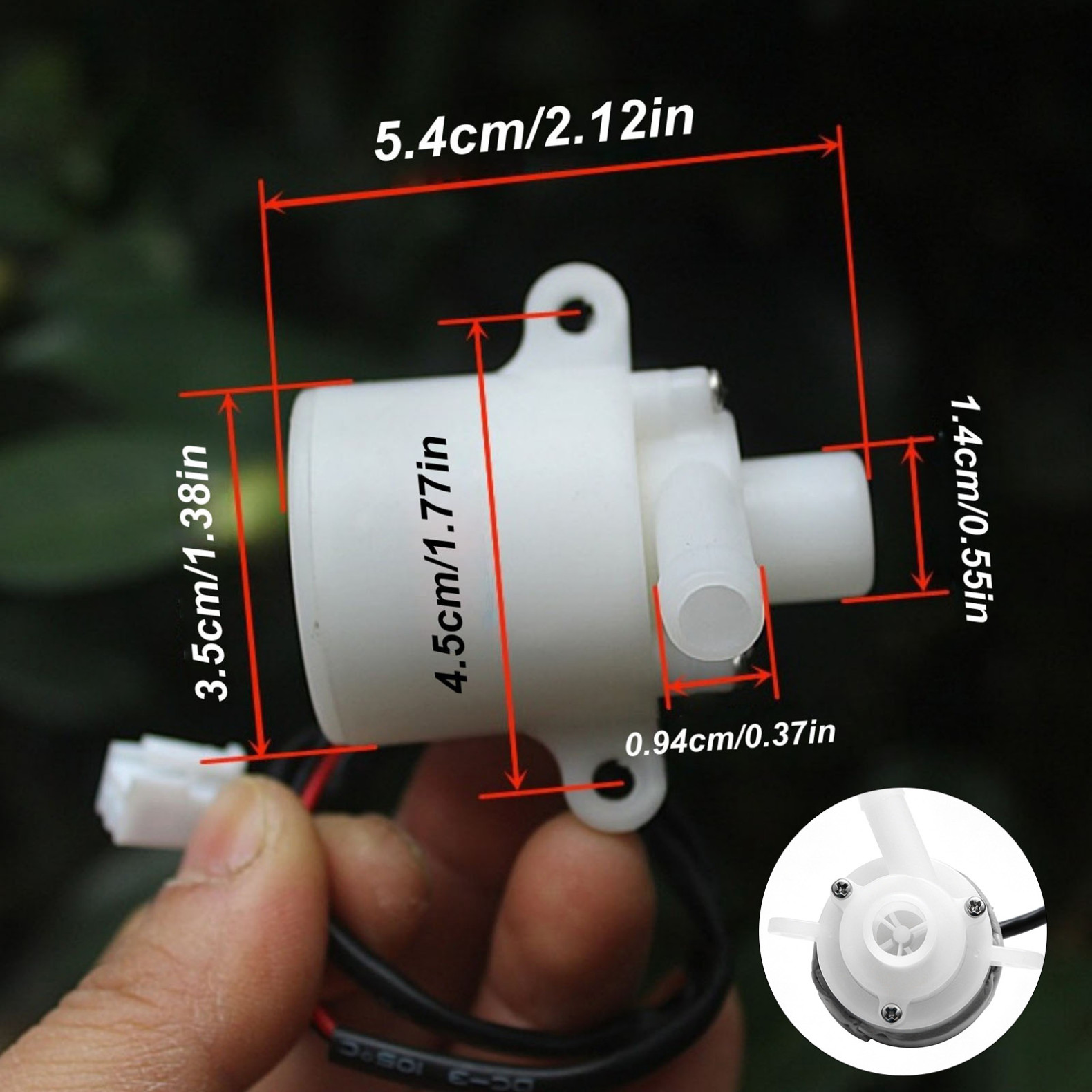 Small DC12V Pump for Household Ice Maker HZB Series Replacement Component