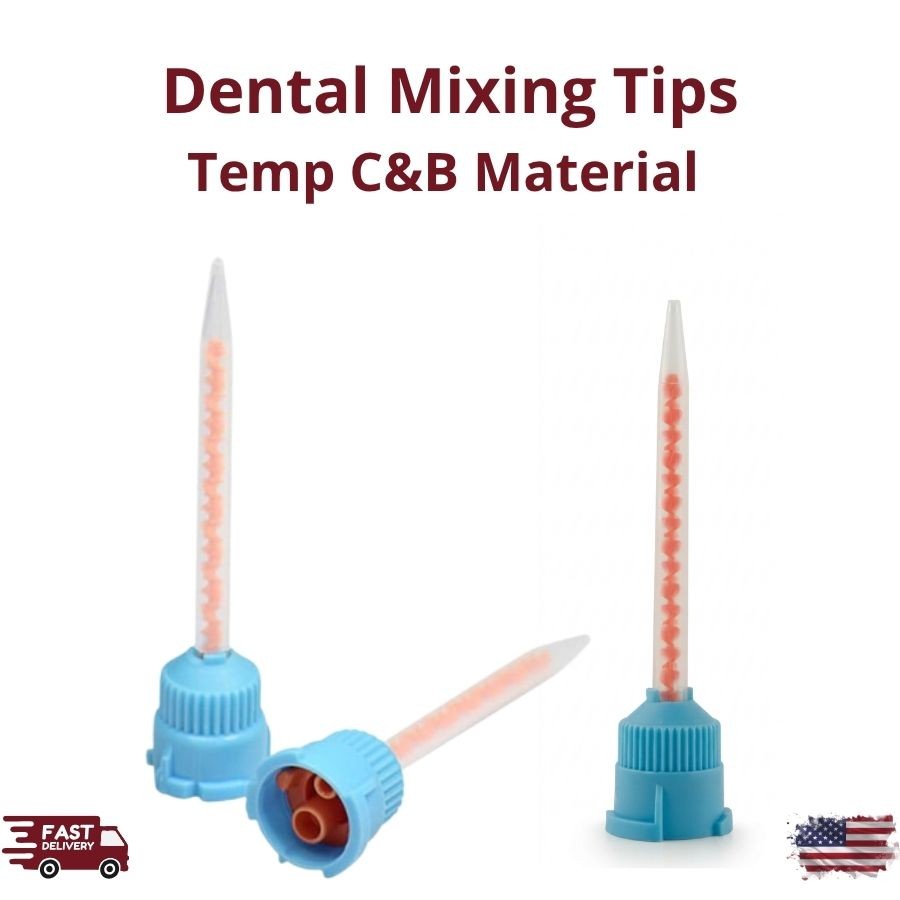 Crown & Bridge Material Mixing Tips Dental Temporary Automix  4:1/10:1 50 Pk