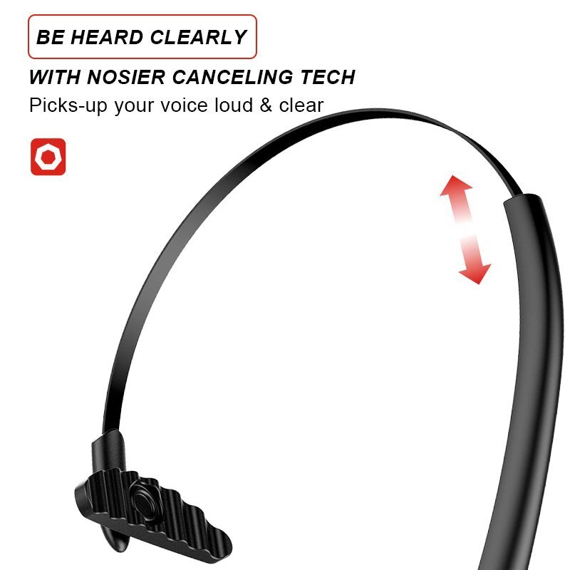 Mpow Trucker Bluetooth 5.3 Headset Wireless Headphones Over Head Earpiece Driver