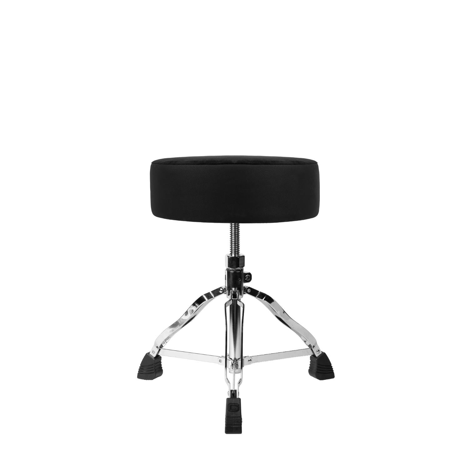 Gator Spindle Round Seat Drum Throne Black