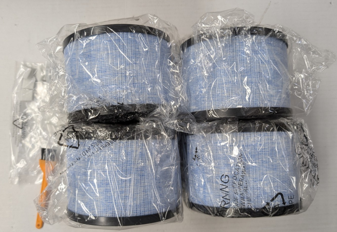 H13 HEPA Air Filter for MK01 MK06 Replacement 4 Pack + Brush + 20 Aroma Tabs