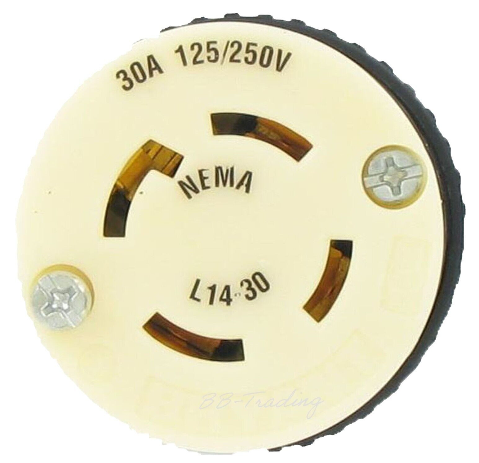 1 Pc Bryant 71430NC NEMA L14-30 30A 125/250V Locking Connector Heavy Duty New