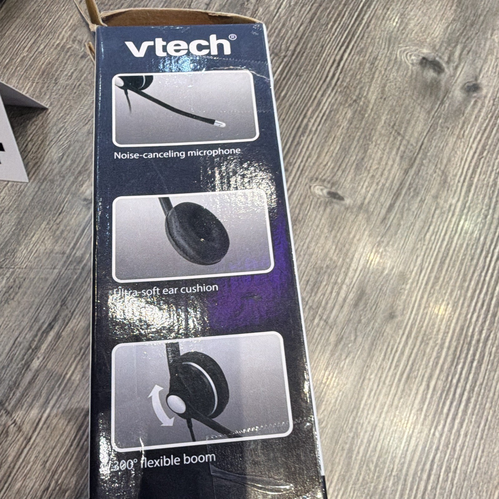 Vetch Corded-Ear Office Headset with Noise Cancelling Microphone