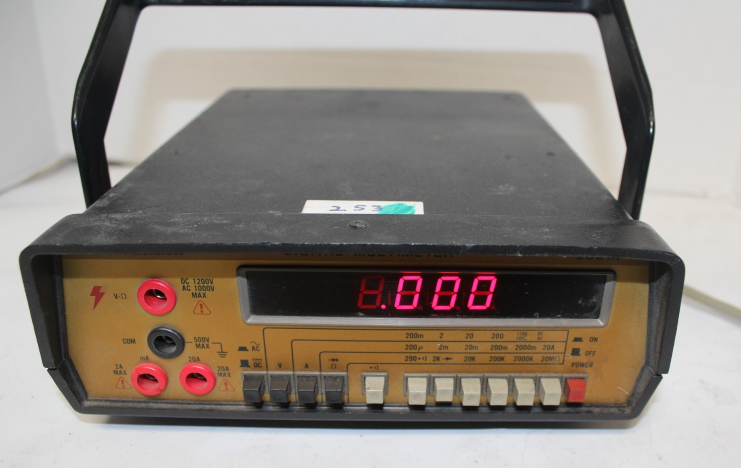 BK Precision Benchtop Digital Multimeter Model 2831A Backlit Display-Tested