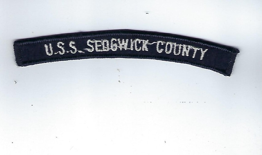 USS Sedgwick County, LST-1123,  US Navy "Rocker"
