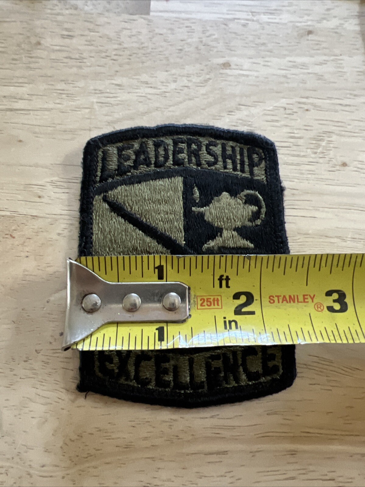 US ARMY ROTC Leadership Excellence OLIVE Green Patch OD