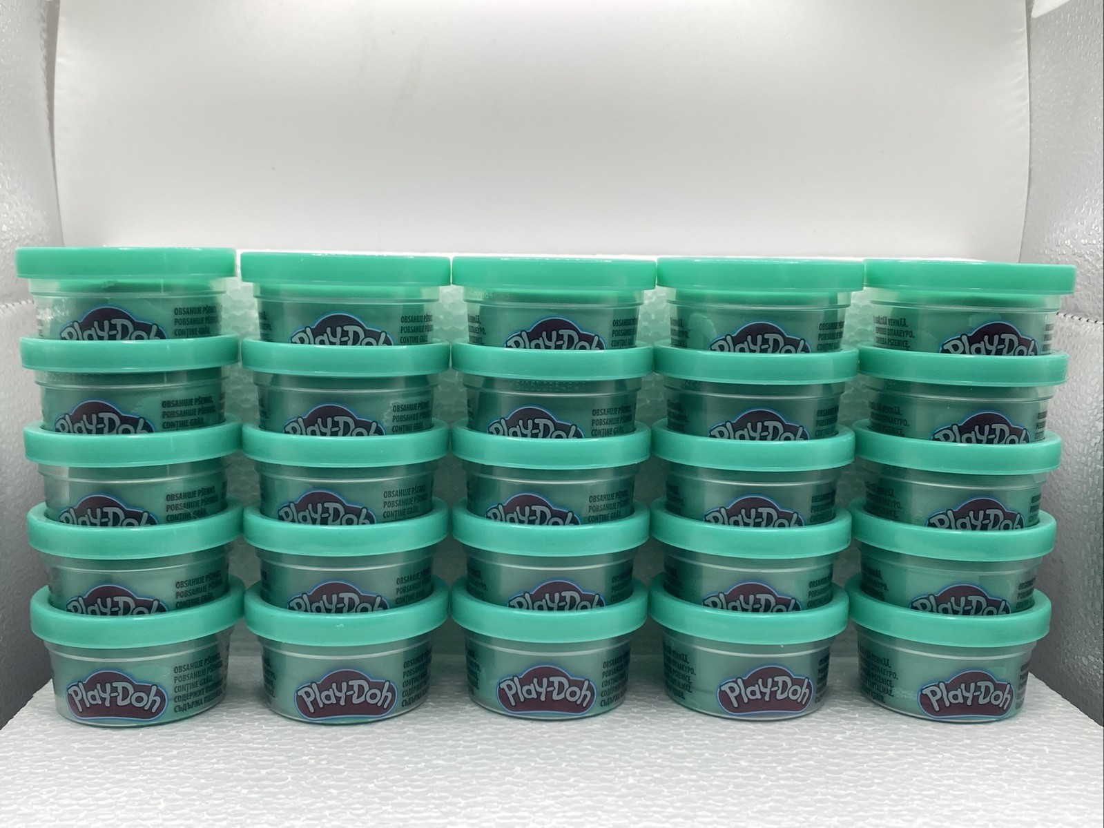 Hasbro Play-Doh (25) 1 Ounce Containers SEA GREEN