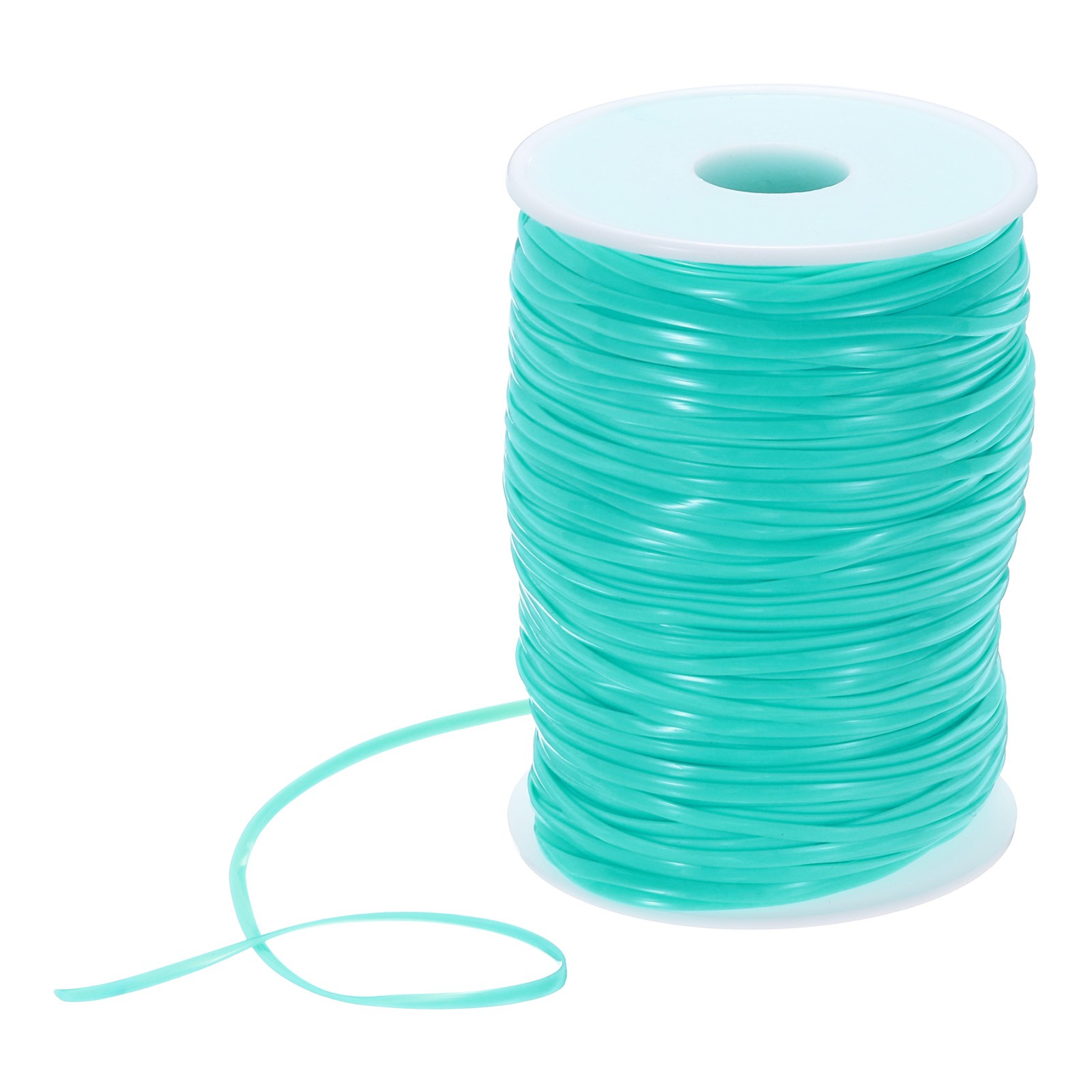 Lanyard String Plastic Lacing Cord String 2.5mm Mint Green Gimp Weaving Kit,92m