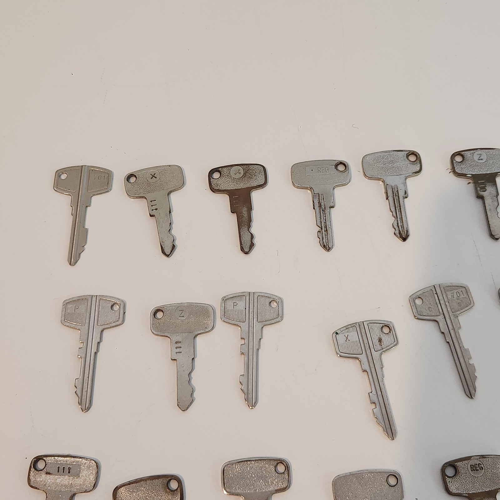 Silver Oval Key Lot of 23