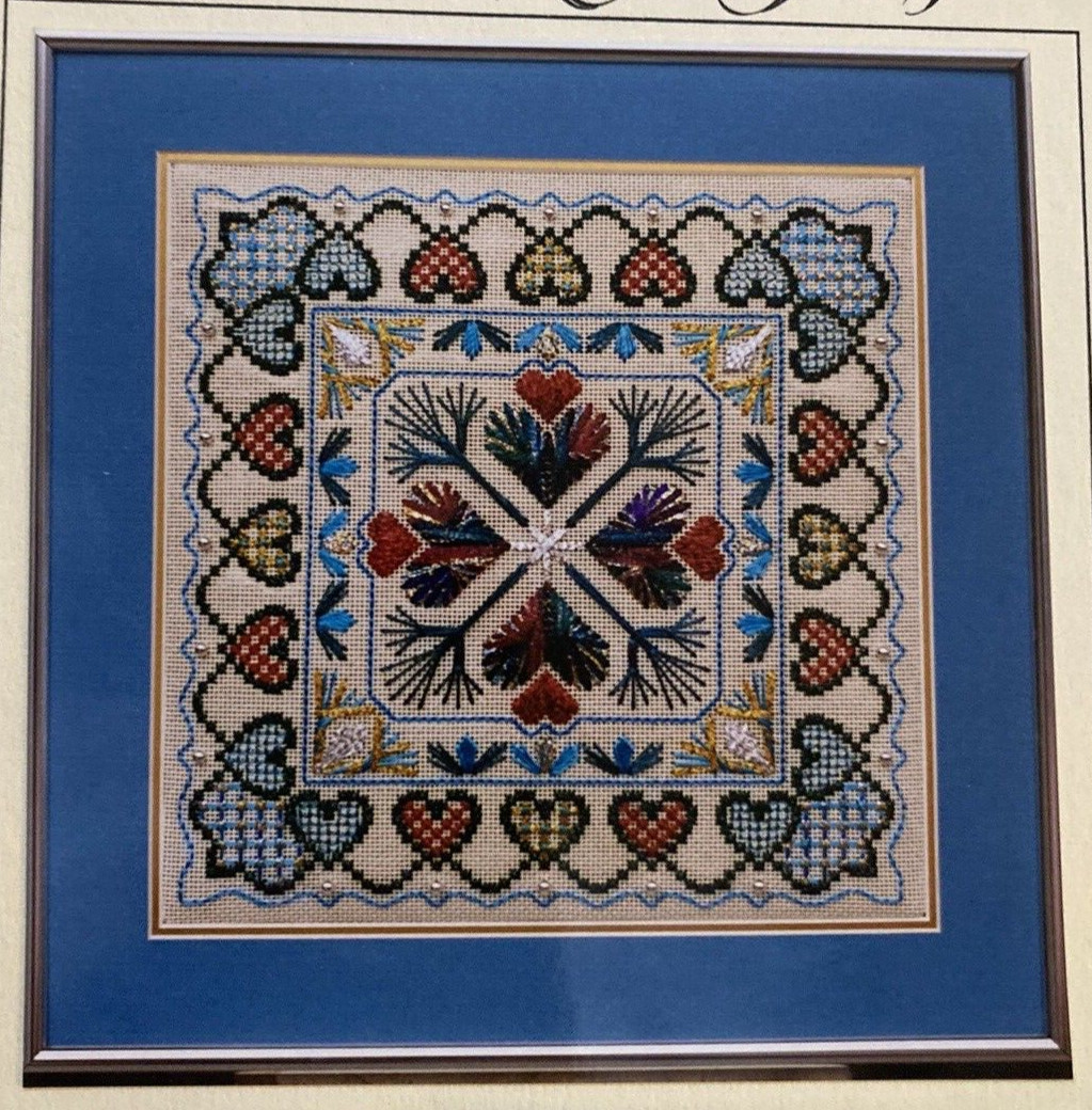 Vtg Rare Rainbow Gallery Egyptian Holiday needlepoint 1998 pattern #EGHC