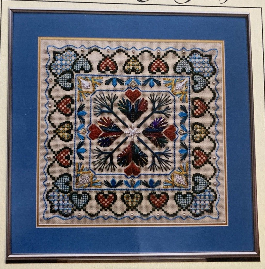Vtg Rare Rainbow Gallery Egyptian Holiday needlepoint 1998 pattern #EGHC