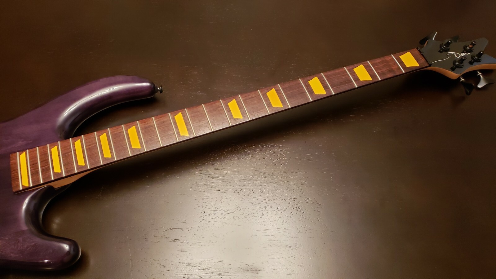 Trapezoids Design Bass Guitar Fretboard Markers Vinyl Decals Inlays 30 Colors!!