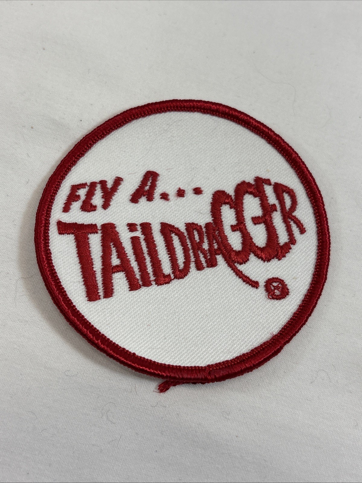 Fly A Taildragger Aviation Novelty Patch