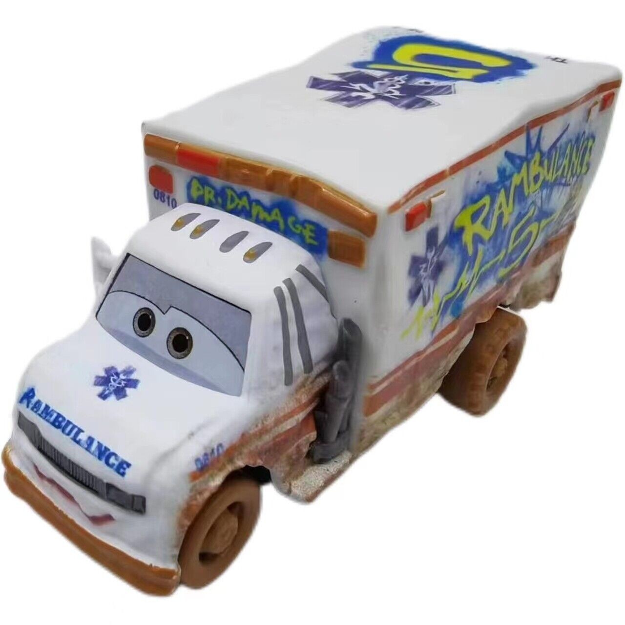 New Dinsey PIXAR New Cars 3 Dr.Damage-Mud wheel Diecast 1:55 Toy Cars Xmas Gifts