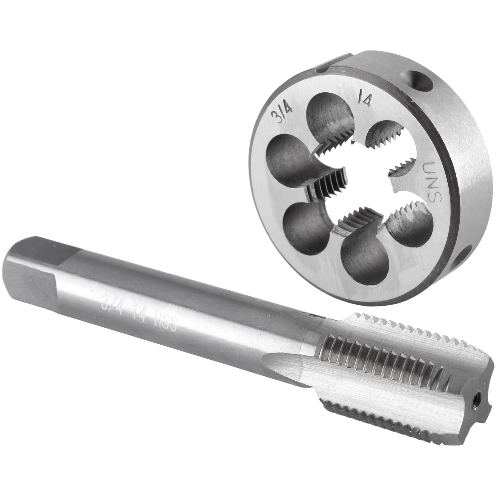 3/4-14 UNS Tap, Die Set, 3/4 x 14, Machine Thread, Right Hand, Cutting