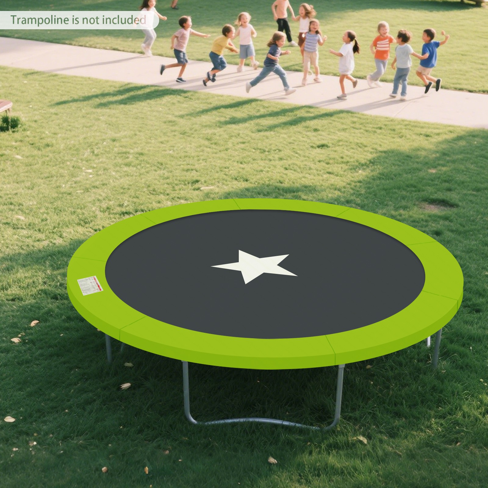12Ft Trampoline Replacement Safety Pad for Protect Edge Cover Spring, Green
