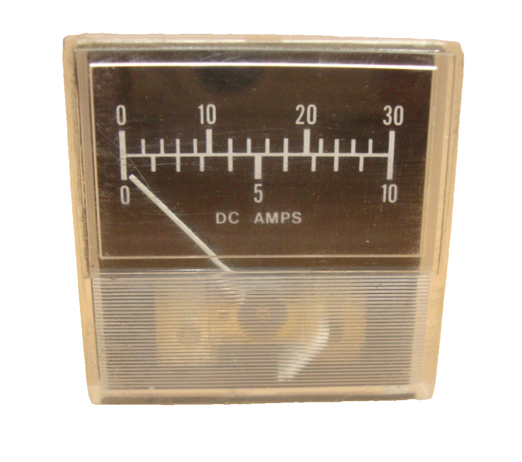 ANALOG PANEL METER DC AMMETER 0 - 30 AMPS (QTY 1)